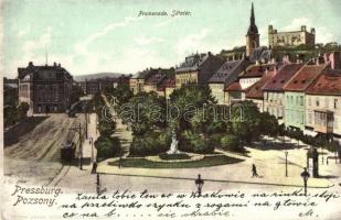 Pozsony, Pressburg, Bratislava; - 3 db régi képeslap / 3 pre-1945 postcards