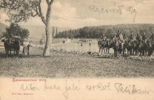 1900 Kaisermanöver (Deutsches Kaiserreich) / German military parade (EB)