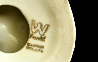 Wawel lengyel porcelán strucc figura, jelzett, kézzel festett, hibátlan, m: 18 cm