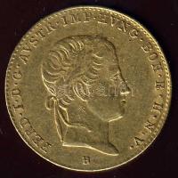 Ausztria/magyar verdejel 1844B 1D Au 3,49g T:2/3+