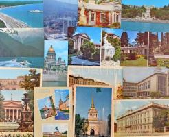 108 db MODERN szovjet használatlan városképes lap / 108 modern unused Soviet town-view postcards