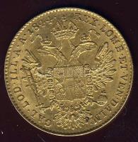 Ausztria/magyar verdejel 1844B 1D Au 3,49g T:2/3+