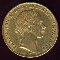 Ausztria/magyar verdejel 1857E 1D Au 3,49g T:2/3+