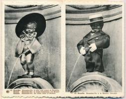 Brussels, Bruxelles; Manneken Pis - leporello booklet with 10 cards