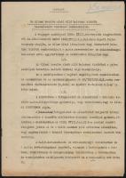 1936 A balatoni kikötök használatának rendje. Szabályzattervezet, véglegesítő és jóváhagyó aláírásokkal. + A balatoni viharok 1936 évi adatai