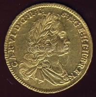 Erdély 1740. 1D Au 3,49g VI.Károly T:1/2