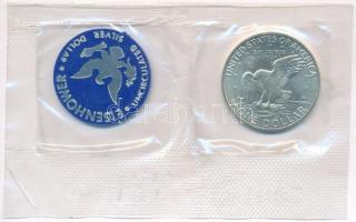 Amerikai Egyesült Államok 1971S 1$ Ag "Eisenhower" sérült karton borítékban T:1-,2
USA 19...