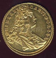 Erdély 1722. 1D Au 3,49g VI.Károly T:2/2-