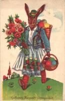 12 db régi motívumlap, főleg üdvözlőlapok, közte néhány litho / 12 per-1945 motive cards, mostly gre...