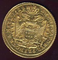 Erdély 1722. 1D Au 3,49g VI.Károly T:2/2-