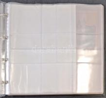 Nagy alakú, jó állapotú képeslap album 200/400 férőhellyel / Big sized postcard album for 200/400 po...