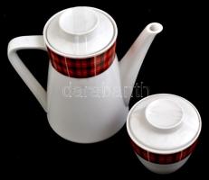 Seltmann Weiden Bavaria porcelán kiöntő és cukortartó, matricás, hibátlan, jelzett, m: 8 és 16 cm