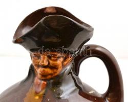 Royal Doulton mázas kerámia kiöntő, jelzett, lepattanásokkal, m: 20 cm