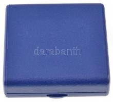 Fritz Mihály (1947-) 1992. "100 éves a Korona" Cu (10mm), Ag (0,82g/0.925/10mm) és Au (1,0...