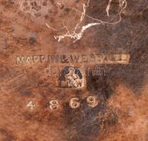 Mappin & Webb fém kiöntő, jelzett, m: 10 cm