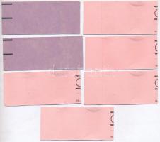 ~1988-1989. Bankjegy kötegelők 100Ft-os (5x) és 500Ft-os (2x) bankjegyekhez