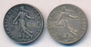 Franciaország 1906. 50c Ag + 1917. 50c Ag T:2,2- patina
France 1906. 50 Centimes Ag + 1917. 50 Cent...
