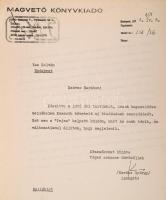 cca 1975-1983 Vas Zoltán (1903-1983) 1956-os államminiszter, író levelezése számos magyar és külföld...