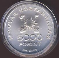 2008. 5000Ft Ag "Teller Ede" T:BU Csak 4000db, tanúsítvánnyal!