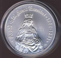 2007. 5000Ft Ag "Árpád-házi Szent Erzsébet" T:BU Csak 4000db, tanúsítvánnyal!