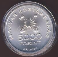 2008. 5000Ft Ag "Teller Ede" T:BU Csak 4000db, tanúsítvánnyal!