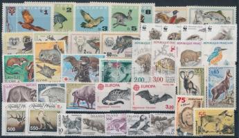 1967-1994 Animals 39 stamps, 1967-1994 Állat motívum összeállítás 39 klf bélyeg