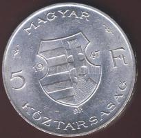 1947. 5Ft Ag "Kossuth" T:1