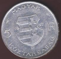 1947. 5Ft Ag "Kossuth" T:1