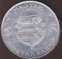 1947. 5Ft Ag "Kossuth" T:1