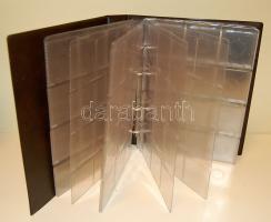 Gyűrűs berakó Hartberger típusú éremtokokhoz, 17db lappal, 204 férőhellyel