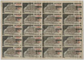 Budapest 1907. "Tisztviselők Takarékpénztára Részvénytársaság" bemutatóra szóló részvénye ...