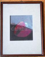 Bódiss szignós kép (vegyes technika) 37x28 cm