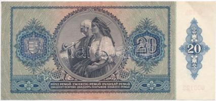 1941. 20P "C126-000122" alacsony sorszámmal T:I-