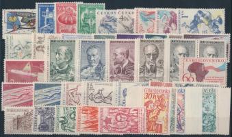 1961-1962 8 set + 4 stamps, 1961-1962 8 klf sor + 4 klf önálló érték