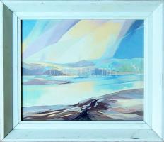 Bene János: Tükröződés (olaj) szignált 30x35cm keretben