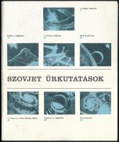 cca 1970 Szovjet űrkutatások, népszerűsítő tudományos füzet, sok színes képpel, 64 p