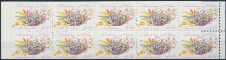 Üdvözlőbélyeg bélyegfüzet, Greetings stamp stampbooklet