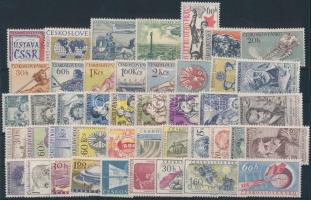 1959-1960 11 set + 7 stamps, 1959-1960 11 klf sor + 7 klf önálló érték