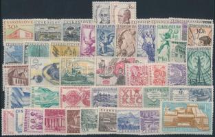 1958-1959 13 set + 2 stamps, 1958-1959 13 klf sor + 2 klf önálló érték