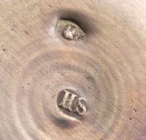 Ezüst (Ag.) keresztelő pohár, jelzett, mesterjeggyel (SH), m:7 cm, nettó:32 g