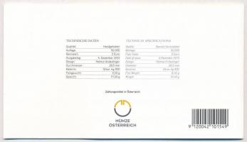 Ausztria 2013. 5E Ag "Újév" karton dísztokban, tanúsítvánnyal T:PP
Austria 2013. 5 Euro A...