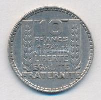 Franciaország 1930. 10Fr Ag T:2 France 1930. 10 Francs Ag C:XF