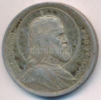 1938. 5P Ag "Szent István" T:1-,2 patina  Adamo P8.1