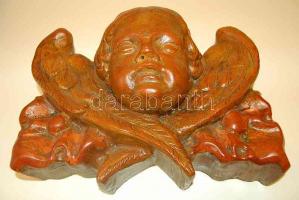 Keszthelyi Péter fali kerámia: angyal 32x24 cm