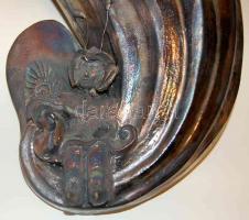 Puskás Éva fali kerámia váza 32cm