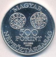 1988. 500Ft Ag "Szent István" T:BU 
Adamo EM102