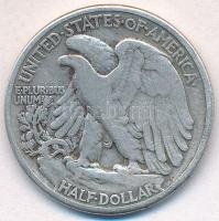 Amerikai Egyesült Államok 1942. 1/2$ Ag "Walking Liberty" T:3
USA 1942. 1/2 Dollar Ag &qu...