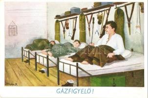 14 db RÉGI humoros katonai grafikai motívumlap, vegyes minőség / 14 pre-1945 humorous military graph...