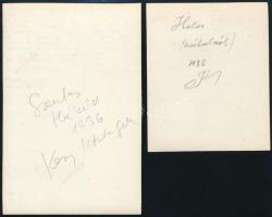 cca 1938 Kerny István (1879-1963) hagyatékából 2 db szélmalom fotó, feliratozva, 9,5x8 cm és 14x9 cm...