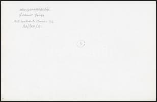 cca 1975 Mezőgazdasági tájak, 2 db vintage fotóművészeti alkotás Gebhardt György (1910-1993) hagyaté...